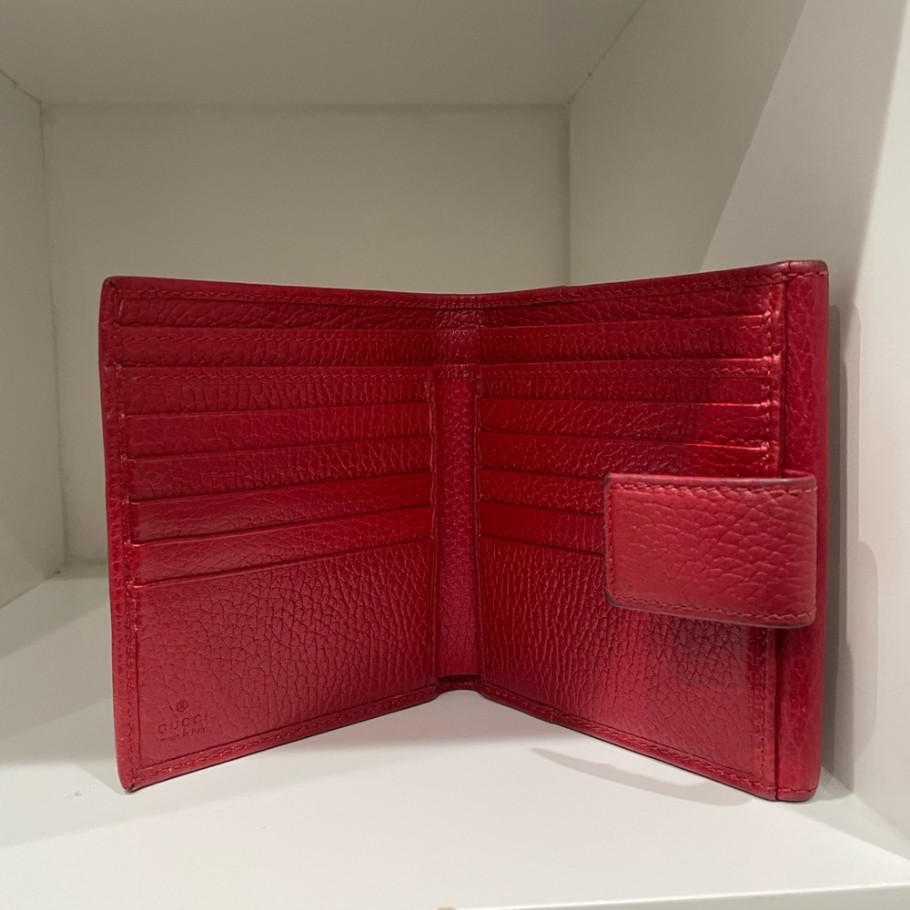 Gucci Marmot GG Logo Leather Bifold wallet - Picture 6 of 10